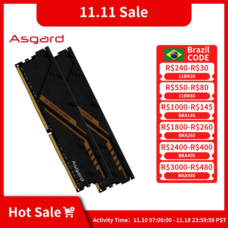 Asgard TUF 공동 브랜드 DDR4 RAM PC Best