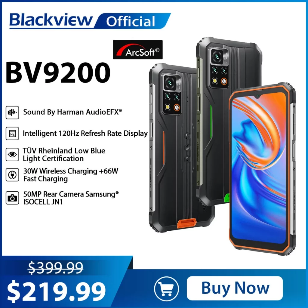 Blackview BV9200 견고한 기계 알리 상품 추천