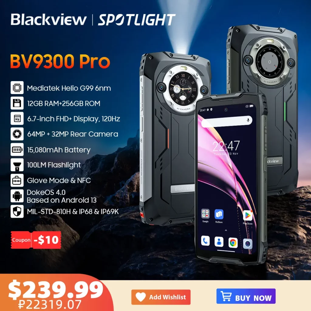 Blackview BV9300 PRO 견고한 스마트폰 후기