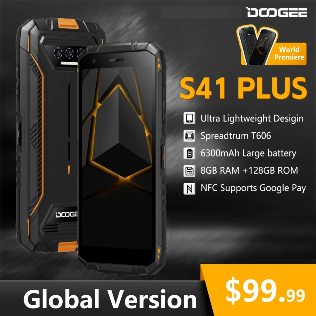 DOOGEE S41 플러스 견고한 휴대폰 선물추천