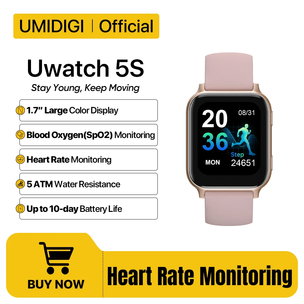 UMIDIGI Uwatch 5S 블루투스 스마트 워치 추천상품