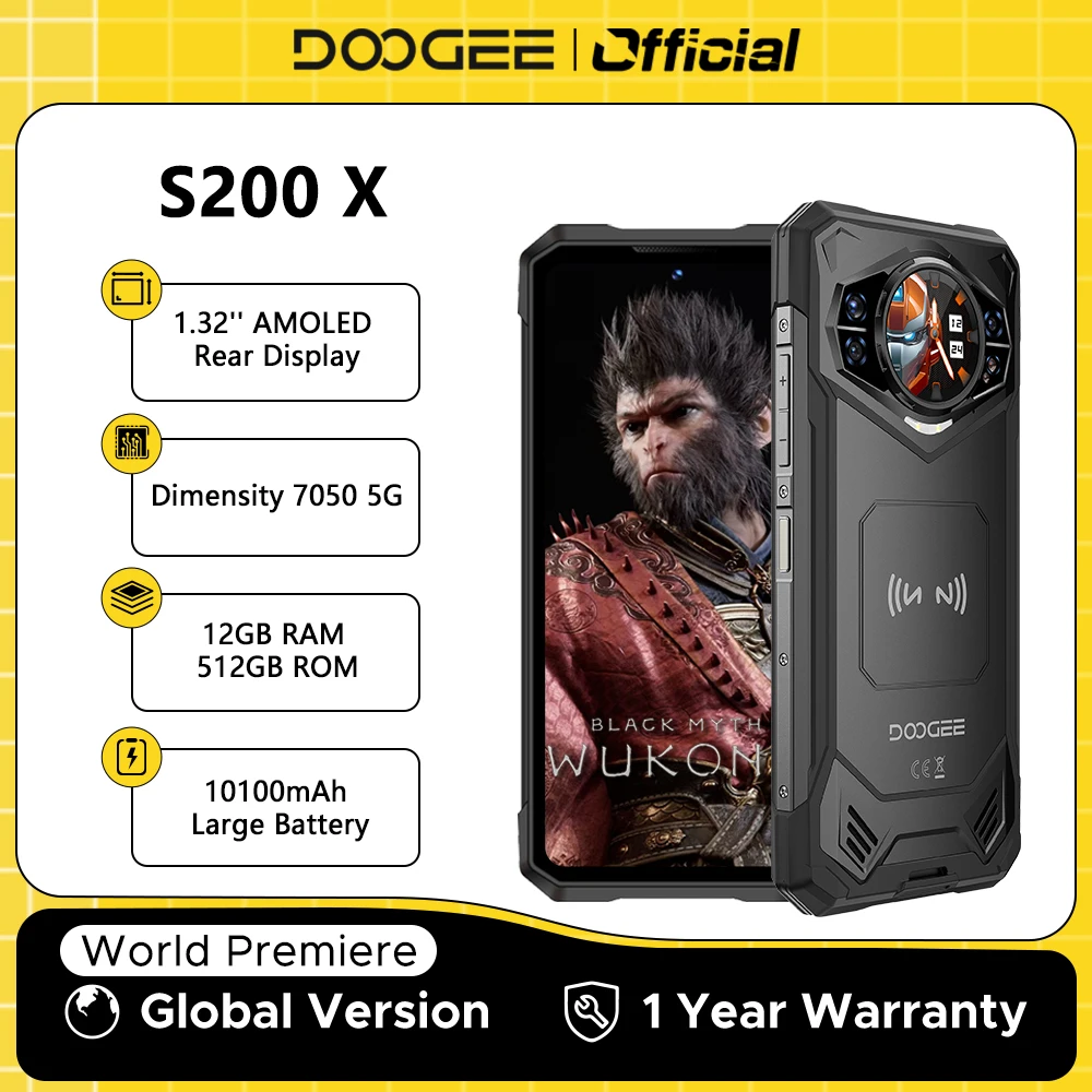 DOOGEE S200 X 5G 견고한 휴대폰 후기